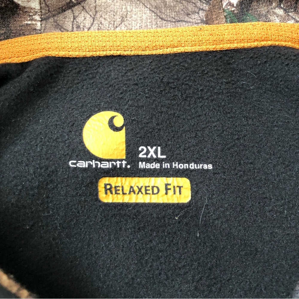Carhartt Hoodie Force Extremes Mens 2XL Camo Lined Hood Signature Logo - Picture 5 of 10